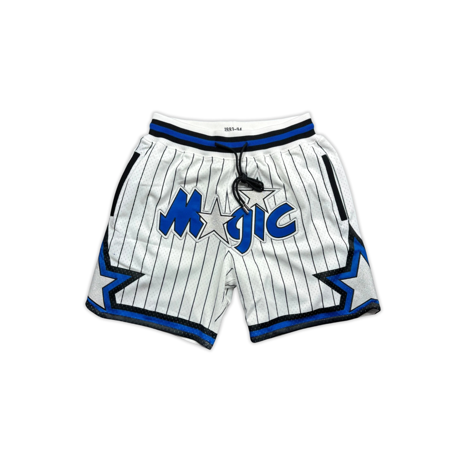 Orlando Magic justdon ショーツ Orlando Magic Just Don Embroidered White 1992-93 Shorts
